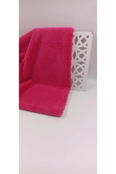 Bursa Kumaş Pembe Peluş Kumaş - Resim 6