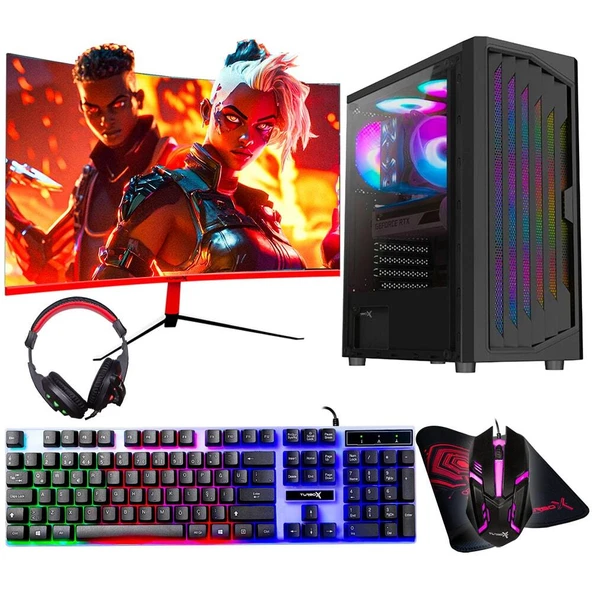 Turbox Tx5687 i7 2600 16GB Ram 256GB SSD 4GB GT740 23.6 75Hz Curved Oem Paket ürün görseli 1