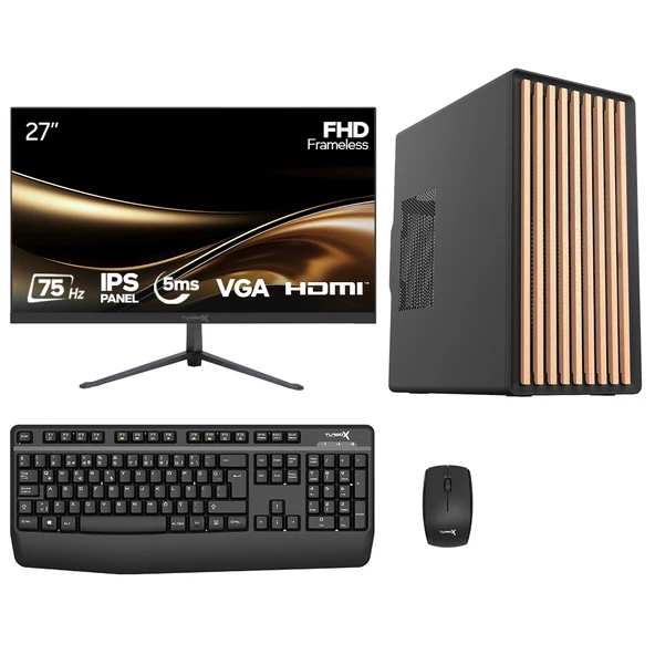 Turbox Tx8085 i7 13700 32GB DDR4 Ram 512GB SSD 27 inç Monitör Oem Paket ürün görseli 1