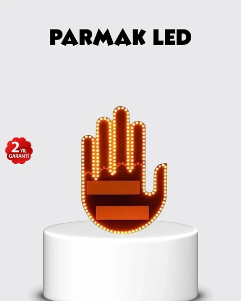 El Hareketiyle Kontrol Edilen 176 Led Amber Güvenlik Lambası ürün görseli 1
