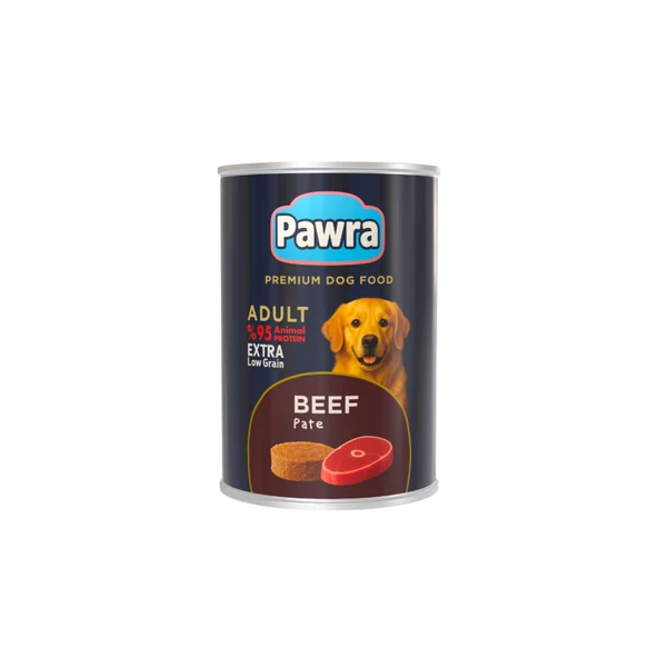Pawra Yetişkin Köpek Dana Etli Pate Konserve 400 gr ürün görseli 1