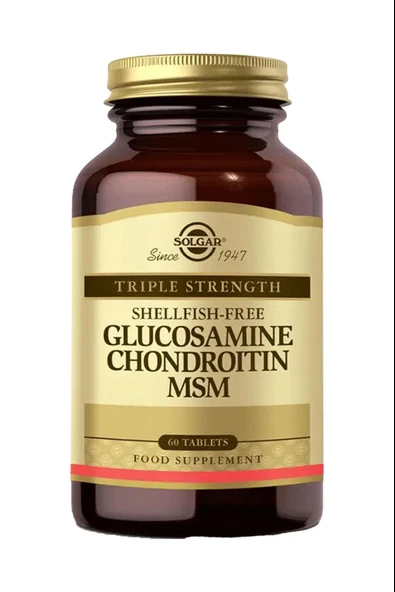 Solgar Glucosamine Chondroitin Msm 60 Tablet ürün görseli 1
