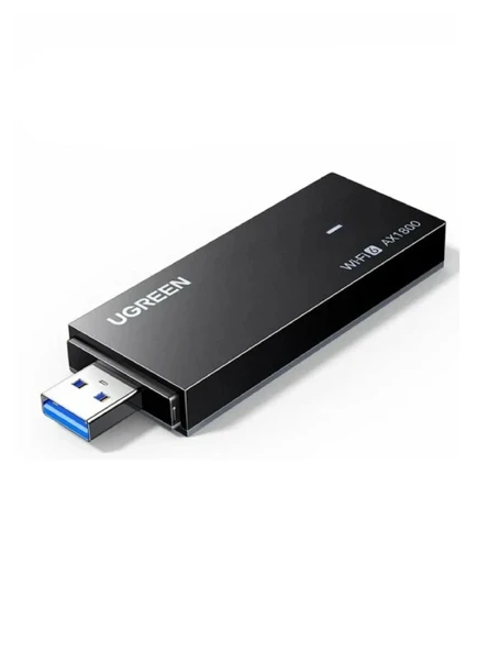 UGREEN 65225 CM499 AX1800 5GHz 1201Mbps / 2.4GHz 574Mbps Dual Band 1800Mbps USB 3.0 Wi-Fi 6 Adaptör ürün görseli 1