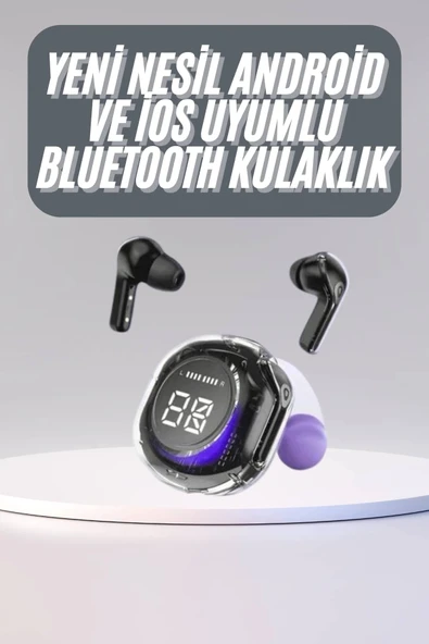 Kulak İçi Bluetooth Kulaklık Anc Enc Özellikli Şarj Göstergeli Kablosuz Kulaklık ürün görseli 1