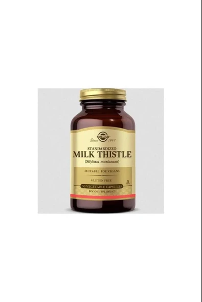 Solgar Milk Thistle 100 mg 50 Kapsül ürün görseli 1