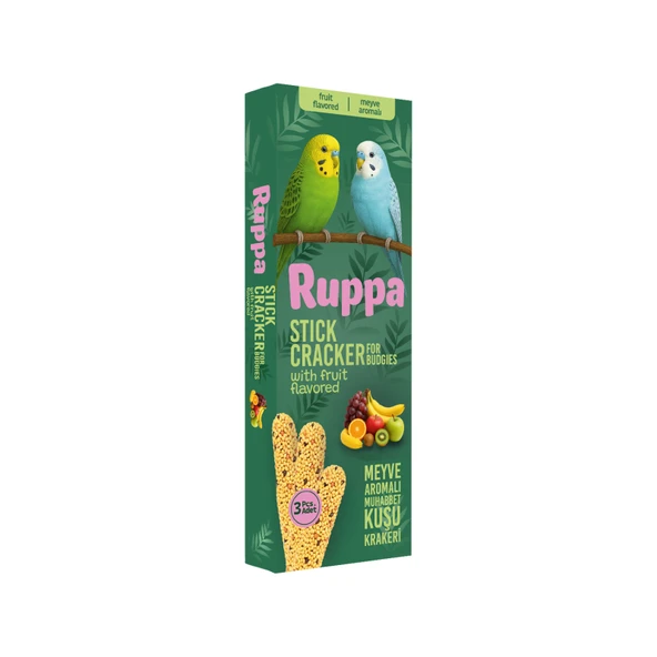 Ruppa 3Lü Meyve Aromalı Muhabbet Kuşu Krakeri ürün görseli 1