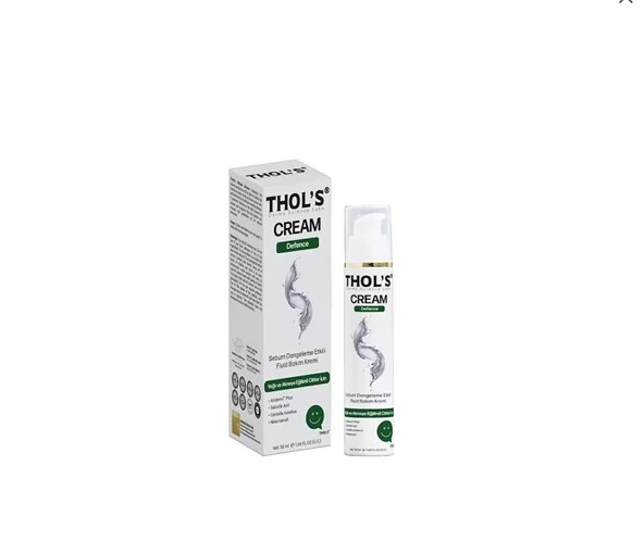 Thol's Cream Defence Yağlı ve Sivilceye Yatkın Ciltlerde Sebum Dengesi İçin Nemlendirici Krem 50 ml ürün görseli 1