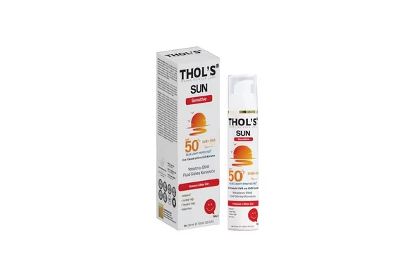 Thol's Sun Sensitive Kızarıklık ve Hassasiyet Görünümü İçin Yüksek Toleranslı Güneş Koruyucu Krem 50 ml ürün görseli 1