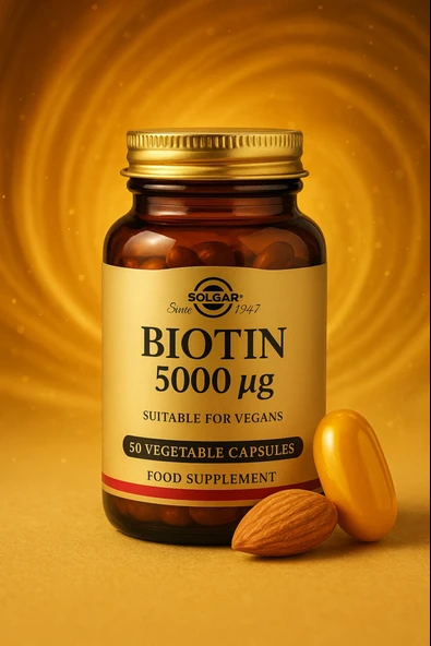 Solgar Biotin 5000 Mcg 50 Kapsül - Resim 2