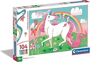 Clementoni Puzzle 104 Parça - Unicorn ürün görseli 1