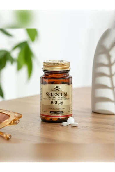 Solgar Selenium 100 mcg 100 Tablet - Resim 2