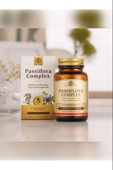 Solgar Passiflora Complex 30 Kapsül ürün görseli 1