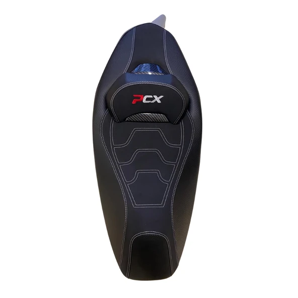 Pcx Spor Koltuk Beyaz Şerit 2021-2025 ürün görseli 1