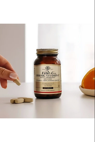 Solgar Ester C Plus 1000 mg 60 Tablet - Resim 2