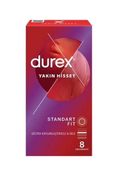 Durex Yakın Hisset Standart Fit 8'li ürün görseli 1
