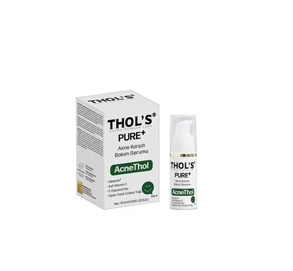 Thol's Pure+ Sebum, Kızarıklık ve Leke Görünümü İçin Bakım Serumu 15 ml ürün görseli 1