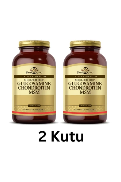 Solgar Glucosamine Chondroitin Msm 120 Tablet 2 Adet ürün görseli 1