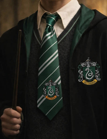 Harry Potter Slytherin Yeşil Kravat | Teemood Atlantis ürün görseli 1