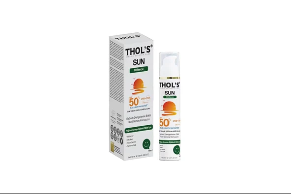 Thol's Sun Defence Leke Eğilimli ve Yağlı Ciltler İçin Fluid Güneş Koruyucu ürün görseli 1