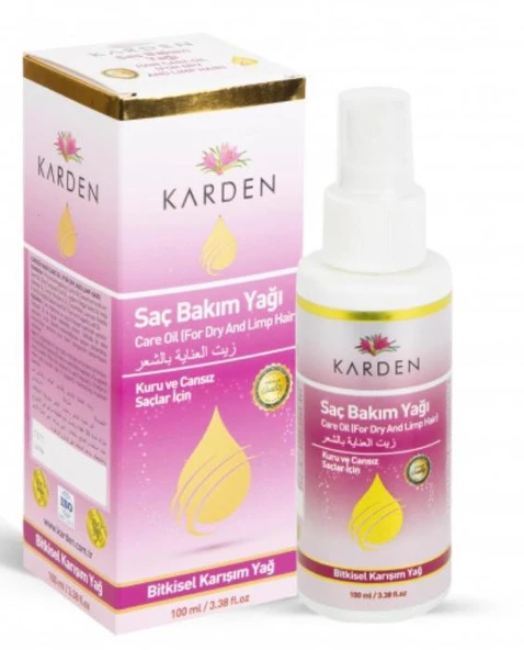 Karden Saç Bakım Yağı Kuru Ve Cansız Saçlar İçin 100 Ml ürün görseli 1