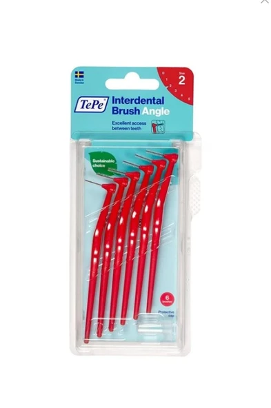TePe Angle Saplı Arayüz Fırçası 0.5 Mm Kırmızı ürün görseli 1
