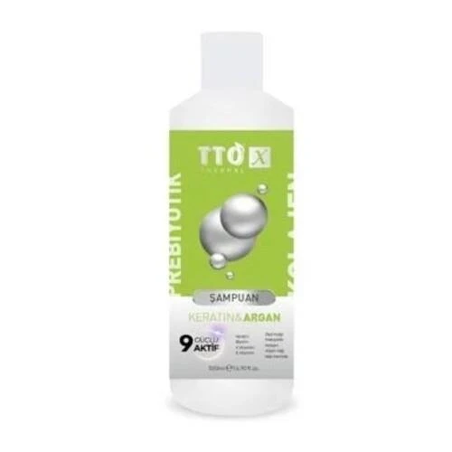 TTO X Kolajen ve Prebiyotik Keratin & Argan Şampuan 500ml ürün görseli 1