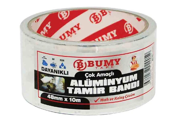Bumy Alüminyum Tamir Bandı 48mm x 10mt ürün görseli 1