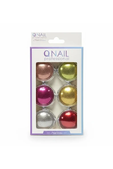 Fontenay 6'lı Inci Tırnak Tozu Seti – Tırnak Süsü, Nail Art Dekor, Parıltılı Toz Seti ürün görseli 1