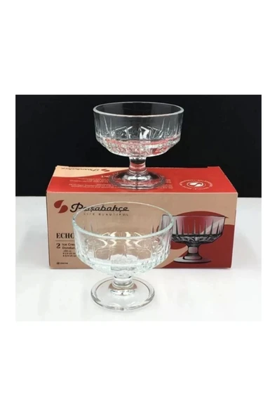 Paşabahçe 51769 Echo Dondurmalık Kase 250 cc 2'li ürün görseli 1