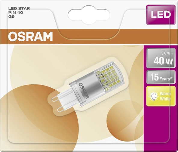 Osram Led Star Pin 40 G9 Duy 3,8w/824 Sarı Işık ürün görseli 1