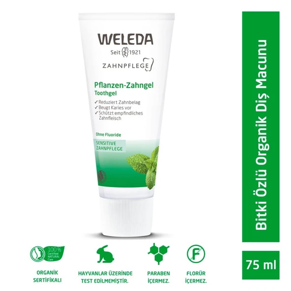 Weleda Bitki Özlü Organik Diş Macunu 75ml ürün görseli 1