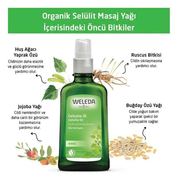 Weleda Birke Cellulite-Oil Selülit Yağı 100ml - Resim 3