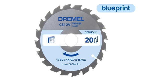 Dremel Ahşap Testere Bıçağı 85 mm ürün görseli 1