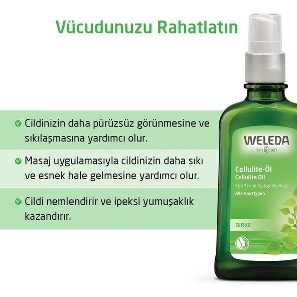 Weleda Birke Cellulite-Oil Selülit Yağı 100ml - Resim 2