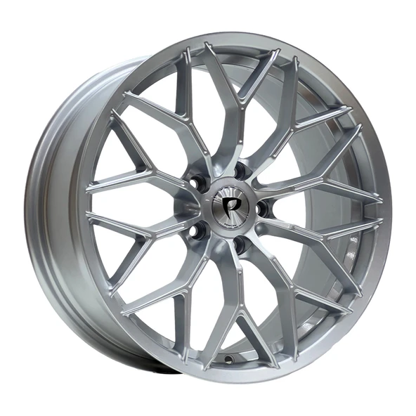 AKD-A1237-01 6.5x16" 4x100 ET40 67.1 Silver Machined 16 İnç Jant Takımı (4 Adet) ürün görseli 1