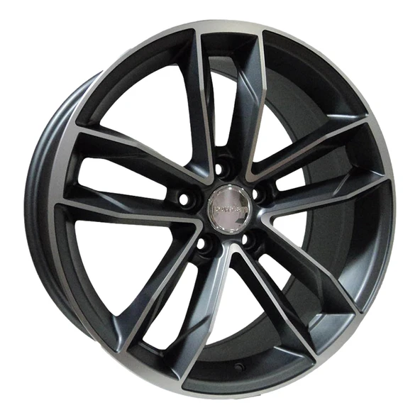 AKD-A5232-04 8.0x18" 5x112 ET42 66.45 Gun Machined 18 İnç Jant Takımı (4 Adet) ürün görseli 1