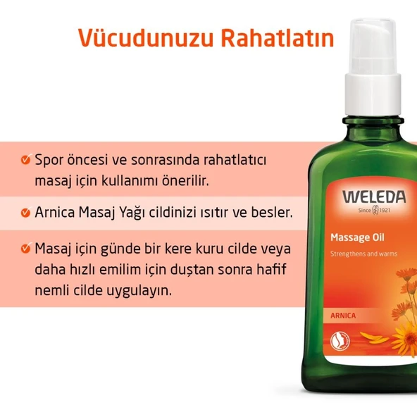 Weleda Arnika Masaj Yağı 100ml - Resim 2