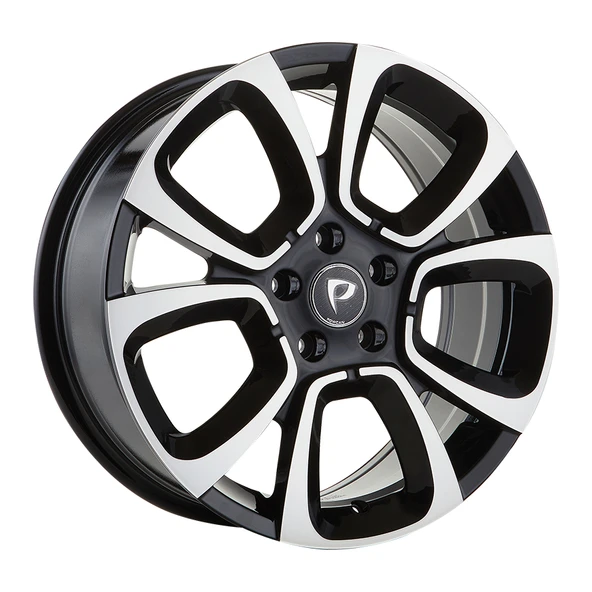 AKD-A5850-01 7.0x17" 4x108 ET25 65.1 Black Machined 17 İnç Jant Takımı (4 Adet) ürün görseli 1