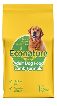 Econature Kuzu Etli 15 kg Yetişkin Köpek Maması ürün görseli 1