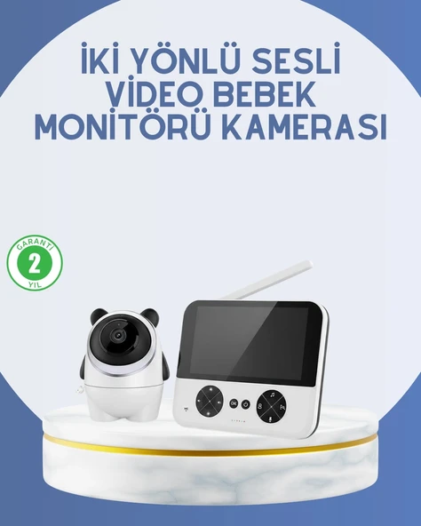Kablosuz Bebek Monitörü 720p Görüntü Ve Geniş Ekran ürün görseli 1