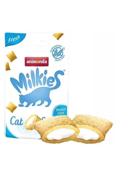 Animonda Milkies Dental Diş Sağlığı Için Tahılsız Kedi Ödülü 30 gr ürün görseli 1