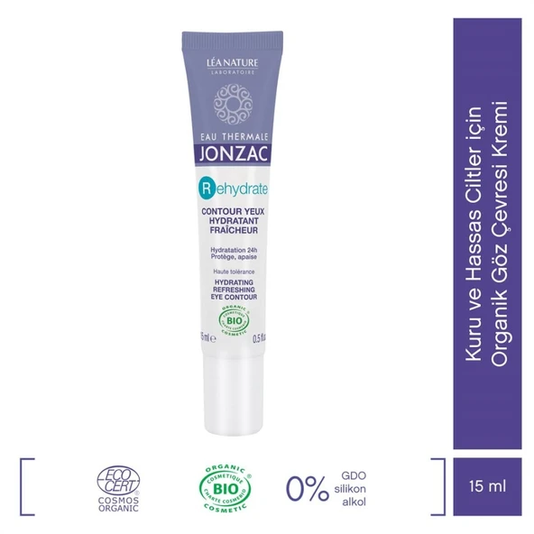 Eau Thermale Jonzac Kuru ve Hassas Ciltler için Organik Göz Çevresi Kremi 15ml ürün görseli 1