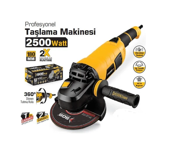 Sgs Taşlama Makinesi 2500w 180 mm ürün görseli 1