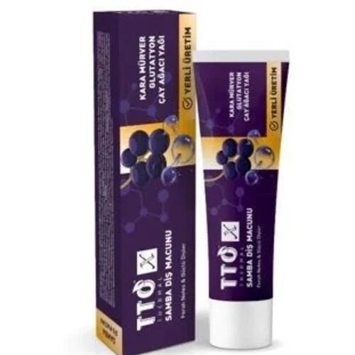 TTO X Samba Kara Mürverli Ferah Nefes Diş Macunu 75 ml ürün görseli 1