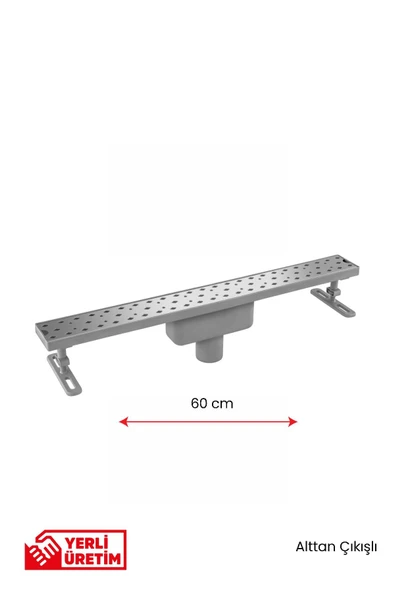 Gama Alttan Çıkışlı Lineer Süzgeç Duş Kanalı Banyo Gideri 60 cm ürün görseli 1