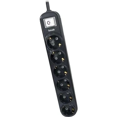 DOTVOLT SURGE HUNTER 6-6'LI AKIM KORUMA PRİZİ-1.5MT KABLOLU-350J ürün görseli 1