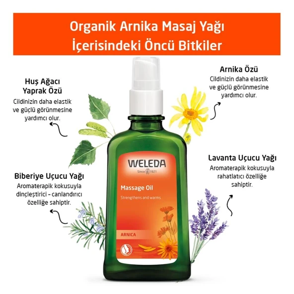 Weleda Arnika Masaj Yağı 100ml - Resim 3