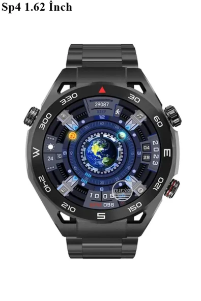 AVŞA Global Watch SK4-SP4 Akıllı Saat 1,62inç 49mm Ip67 Full Hd Ekran Sesli Arama Nfc 2 Kordonlu ürün görseli 1