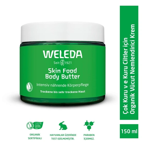 Weleda Skin Food Body Butter Organik Vücut Bakım Kremi 150ml ürün görseli 1