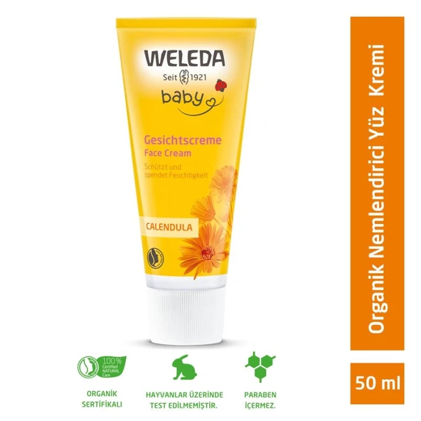 Weleda Calendula Organik Yüz Kremi 50ml ürün görseli 1